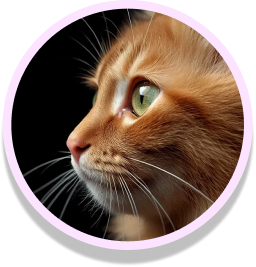 A cinematic cat effect